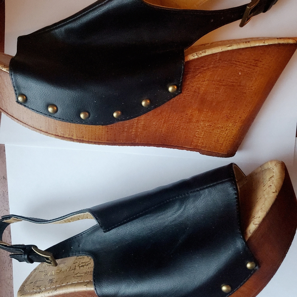 Wide width Chunky Slingbacks - New